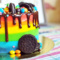 Радужный торт с печеньем «Oreo»