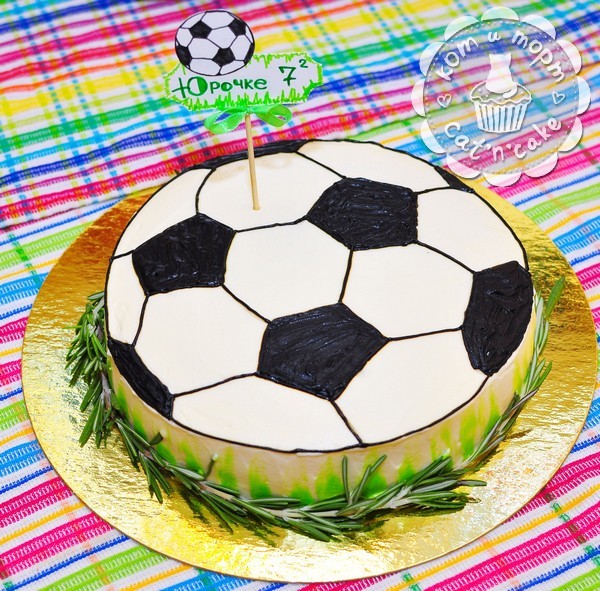 Делаем торт из мастики в форме мяча | Блог кондитера «Тортландия»