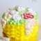 Фирменный торт в виде цветочной корзинки