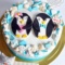 Торт «Пингвины любви»