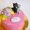 Торт с котиками на 25-летие свадьбы