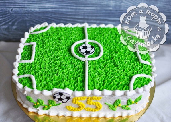 Торт «Футбольное поле»