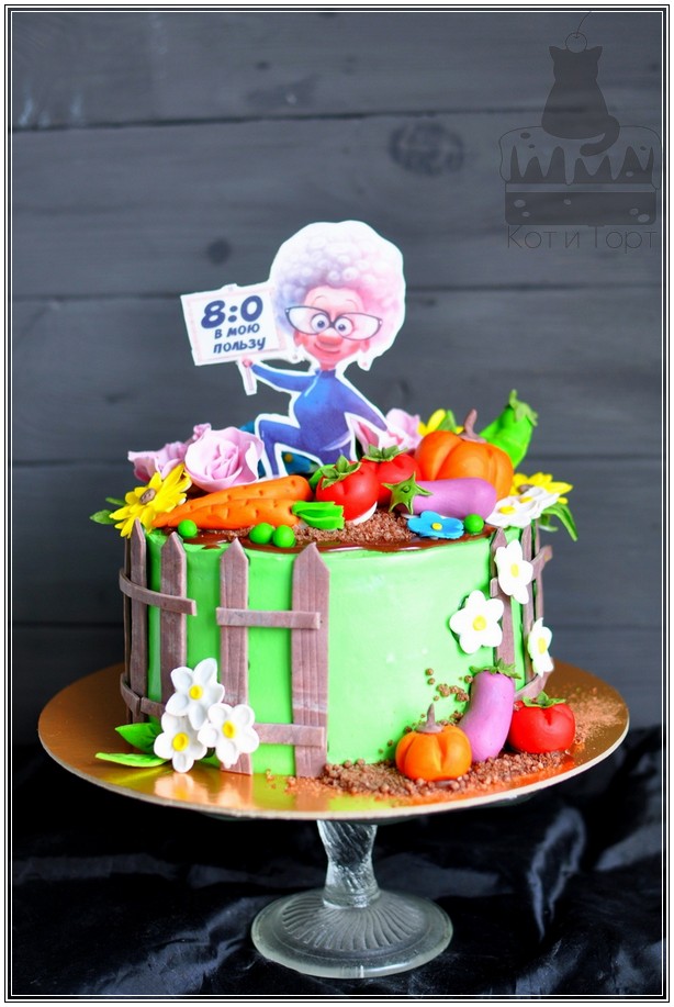 Торт для бабушки на 80-летие
