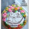 Торт с цветами на 8 марта