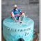 Голубой торт для хоккеиста