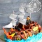 Торт-корабль с пиратом и осьминогом