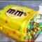 Торт в виде огомной пачки с M&M`s