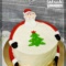 Новогодний торт Санта с ёлочкой